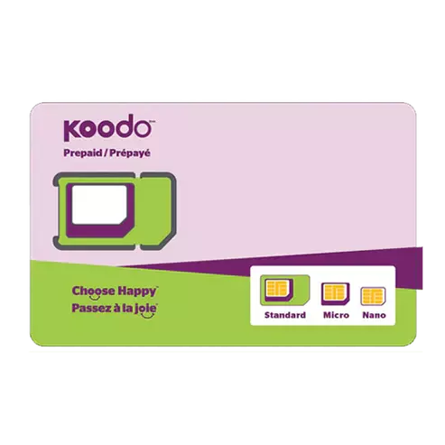 Koodo Tri-Sim Prepaid